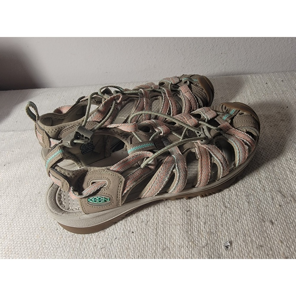 Keen Women's Whisper Brown/Taupe Closed‎ Toe Waterproof Hiking Sandal Size 8.5